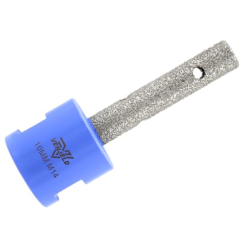 VENJELD Diamant Fingerfräser 10mm Fliesenfräser mit M14 Gewinde für Lochvergrößerung Formgebung Polieren Schleifen auf Keramik Porzellan Fliesen Marmor Granit Arbeitsplatte VENJELD Diamant Fingerfräser 10mm Fliesenfräser mit M14 Gewinde für Lochvergrößerung Formgebung Polieren Schleifen auf Keramik Porzellan Fliesen Marmor Granit Arbeitsplatte von VENJELD