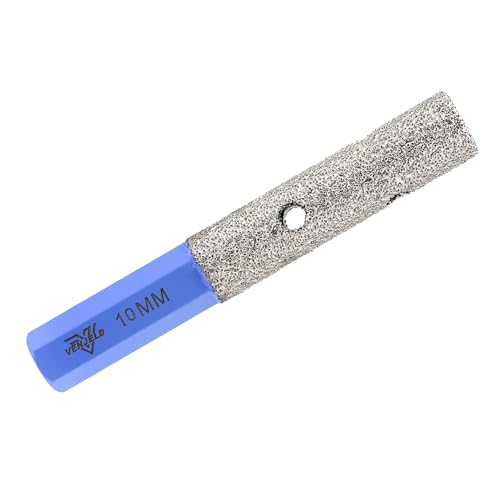 VENJELD Diamant Fingerfräser 10mm Fliesenfräser mit Sechskantschaft für Lochvergrößerung Formgebung Polieren Schleifen auf Keramik Porzellan Fliesen Marmor Granit Arbeitsplatte VENJELD Diamant Fingerfräser 10mm Fliesenfräser mit Sechskantschaft für Lochvergrößerung Formgebung Polieren Schleifen auf Keramik Porzellan Fliesen Marmor Granit Arbeitsplatte von VENJELD