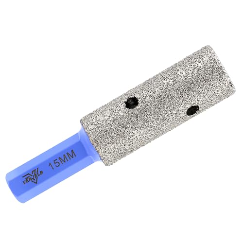 VENJELD Diamant Fingerfräser 15mm Fliesenfräser mit Sechskantschaft für Lochvergrößerung Formgebung Polieren Schleifen auf Keramik Porzellan Fliesen Marmor Granit Arbeitsplatte VENJELD Diamant Fingerfräser 15mm Fliesenfräser mit Sechskantschaft für Lochvergrößerung Formgebung Polieren Schleifen auf Keramik Porzellan Fliesen Marmor Granit Arbeitsplatte von VENJELD