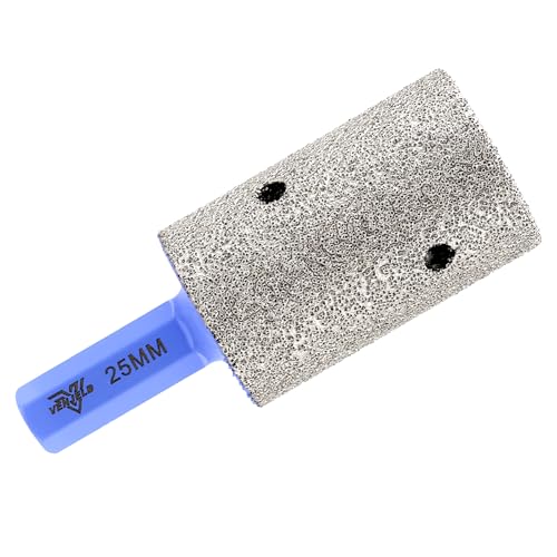 VENJELD Diamant Fingerfräser 25mm Fliesenfräser mit Sechskantschaft für Lochvergrößerung Formgebung Polieren Schleifen auf Keramik Porzellan Fliesen Marmor Granit Arbeitsplatte VENJELD Diamant Fingerfräser 25mm Fliesenfräser mit Sechskantschaft für Lochvergrößerung Formgebung Polieren Schleifen auf Keramik Porzellan Fliesen Marmor Granit Arbeitsplatte von VENJELD