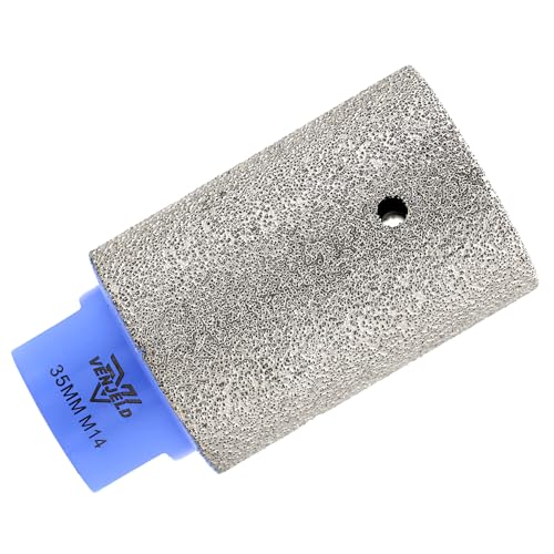 VENJELD Diamant Fingerfräser 35mm Fliesenfräser mit M14 Gewinde für Lochvergrößerung Formgebung Polieren Schleifen auf Keramik Porzellan Fliesen Marmor Granit Arbeitsplatte VENJELD Diamant Fingerfräser 35mm Fliesenfräser mit M14 Gewinde für Lochvergrößerung Formgebung Polieren Schleifen auf Keramik Porzellan Fliesen Marmor Granit Arbeitsplatte von VENJELD