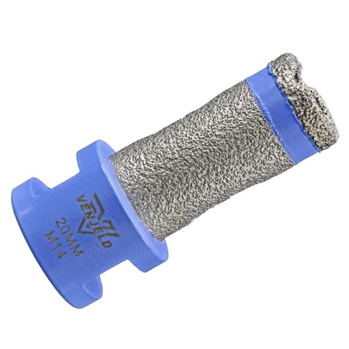 VENJELD Diamant-bohrkrone 20mm Fingerfräser mit M14 Gewinde zum Bohren Schleifen Formgebung Keramik Porzellan Fliesen Marmor Kunststein Granit VENJELD Diamant-bohrkrone 20mm Fingerfräser mit M14 Gewinde zum Bohren Schleifen Formgebung Keramik Porzellan Fliesen Marmor Kunststein Granit von VENJELD