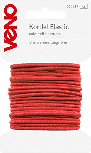Veno Elastic Kordel SB 3mm 3m rot, Einheit:Stück Veno Elastic Kordel SB 3mm 3m rot, Einheit:Stück von VENO