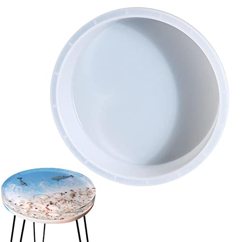 Silikonformen rund für Harztisch – 32,6 cm runde Silikonformen mit Haarnadelbeinen für Tisch Epoxidharz – Harz-Tischform Epoxid-Tischform für Flusstisch, Schneidebrett, DIY-Kunst Silikonformen rund für Harztisch – 32,6 cm runde Silikonformen mit Haarnadelbeinen für Tisch Epoxidharz – Harz-Tischform Epoxid-Tischform für Flusstisch, Schneidebrett, DIY-Kunst von VENTDOUCE