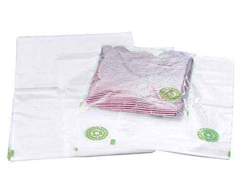 VEPATIM 100 Flachbeutel 800 x 1000 mm 50my aus 100% recyceltem LDPE (rLDPE) von VEPATIM