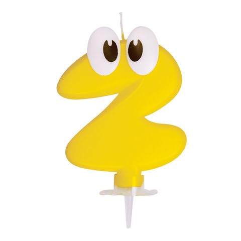 VEPATIM 4 Zahlenkerzen Geburtstagskerzen "2" gelb ca. 90 mm VEPATIM 4 Zahlenkerzen Geburtstagskerzen "2" gelb ca. 90 mm von VEPATIM