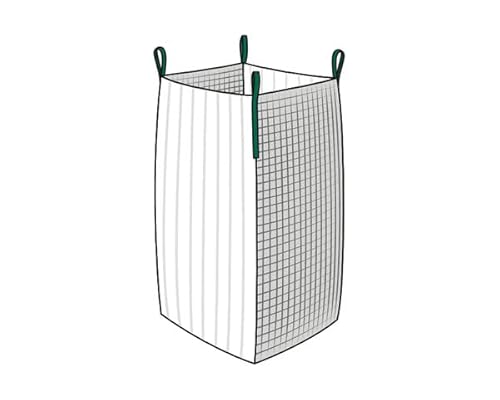 VEPATIM 5 Big Bag 90x90x140cm Typ Holz belüftet 2-seitig Ventilationsstreifen + 2-seitig Netz VEPATIM 5 Big Bag 90x90x140cm Typ Holz belüftet 2-seitig Ventilationsstreifen + 2-seitig Netz von VEPATIM