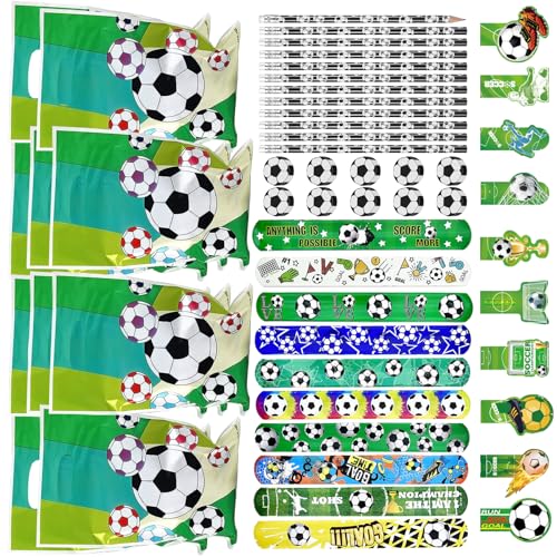 Fußball Bleistifte Fußball Radiergummi Fussball Deko Geburtstag Fußball Mitgebsel Bleistifte Fußball Radiergummi Kinder Lesezeichen Fußball Kinder für Schule Schreibwaren Gastgeschenke (B) von VEQENIFY