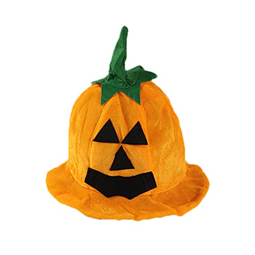 VERBENA LINN Halloween-Kürbis-Hut für Erwachsene und Kinder, Hexenhüte für Halloween, Motto-Party, Ornament von VERBENA LINN