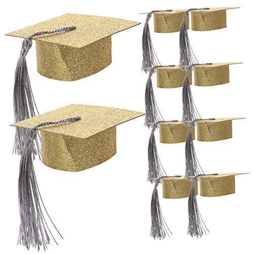VERDANVERSE 10 Stück Mini Abschlussmützen für Weingläser Teiliges Set Dekorative Hut Caps für Abschlussfeiern Partys und Festliche Anlässe für Fotoaufnahmen und Tischdekoration VERDANVERSE 10 Stück Mini Abschlussmützen für Weingläser Teiliges Set Dekorative Hut Caps für Abschlussfeiern Partys und Festliche Anlässe für Fotoaufnahmen und Tischdekoration von VERDANVERSE