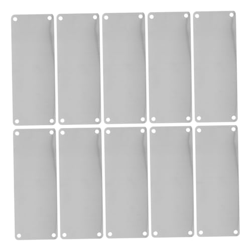 VERDANVERSE 10 Stück Teiliges Schild mit Löchern Blanke Metallschilder zur Lasergravur Langlebige DIY Namensschilder für Türbeschriftung Einfach zu Montieren Vielseitig für Innen und Außen VERDANVERSE 10 Stück Teiliges Schild mit Löchern Blanke Metallschilder zur Lasergravur Langlebige DIY Namensschilder für Türbeschriftung Einfach zu Montieren Vielseitig für Innen und Außen von VERDANVERSE