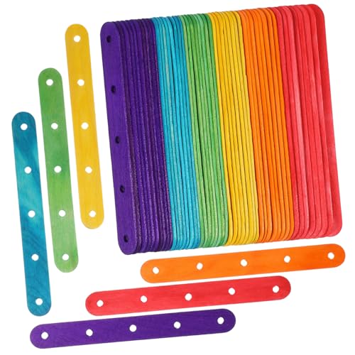 VERDANVERSE 100 Stück Bunte Eisstiele mit Birkenholz Popsicle Sticks für Waxing Bastelstäbe Cake Pop und DIY Bastelhölzer für Zuhause und Schule VERDANVERSE 100 Stück Bunte Eisstiele mit Birkenholz Popsicle Sticks für Waxing Bastelstäbe Cake Pop und DIY Bastelhölzer für Zuhause und Schule von VERDANVERSE