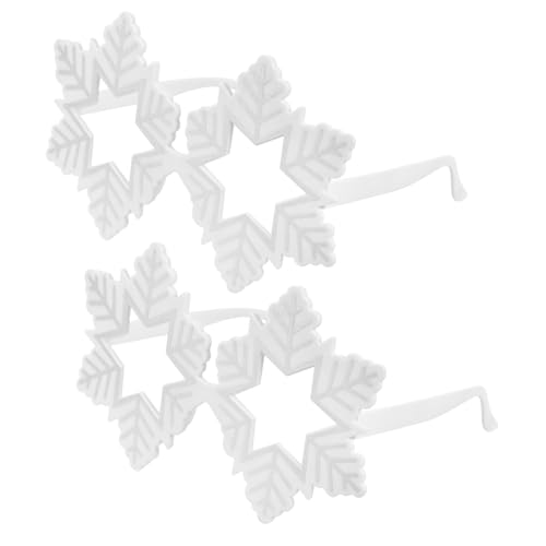 VERDANVERSE 2 Stück Weihnachtliche Schneeflockenbrille Weihnachtsbrillen Partyaccessoire Fotorequisite für Weihnachtsdeko und Karneval VERDANVERSE 2 Stück Weihnachtliche Schneeflockenbrille Weihnachtsbrillen Partyaccessoire Fotorequisite für Weihnachtsdeko und Karneval von VERDANVERSE