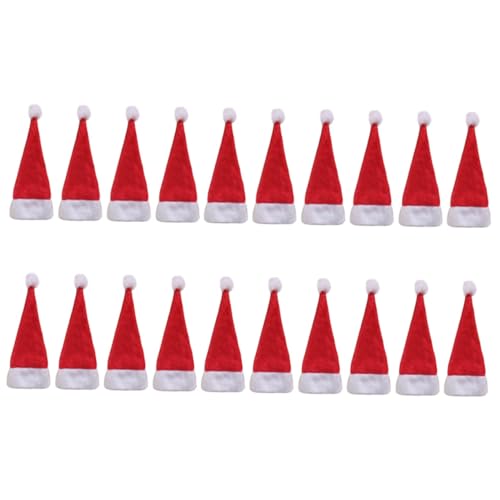 VERDANVERSE 20 Stück Mini Weihnachtsmützen für Lutscher Rote Nikolausmützen Kompakte Xmas Deko Wiederverwendbar für Weihnachtsfeier DIY Bastelprojekte und Festliche Tischdekoration VERDANVERSE 20 Stück Mini Weihnachtsmützen für Lutscher Rote Nikolausmützen Kompakte Xmas Deko Wiederverwendbar für Weihnachtsfeier DIY Bastelprojekte und Festliche Tischdekoration von VERDANVERSE