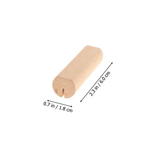 VERDANVERSE 20 Stück Teiliges Holz Tischkartenhalter Holzständer für Tischkarten Postkartenhalter Platzkartenhalter Dekorativer Kartenhalter für Hochzeit Restaurant Party von VERDANVERSE