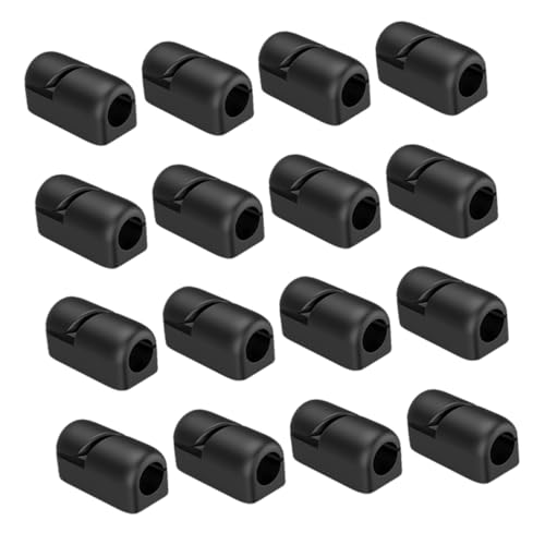 VERDANVERSE 20 Stück Teiliges Silikon Kabelclips Selbstklebend Kabelmanagement Klemme mit Lochdurchmesser Kabelhalter zur Ordentlichen Befestigung von USB Audio Computer und Netzwerkkabeln VERDANVERSE 20 Stück Teiliges Silikon Kabelclips Selbstklebend Kabelmanagement Klemme mit Lochdurchmesser Kabelhalter zur Ordentlichen Befestigung von USB Audio Computer und Netzwerkkabeln von VERDANVERSE