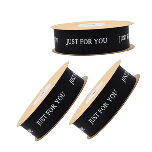 VERDANVERSE 3 Rollen Hochwertiges Hochzeitssatinband Schwarz Großzügige Strapazierfähiges Party und Geschenkband Für Blumensträuße Diy Dekoration Schleifen VERDANVERSE 3 Rollen Hochwertiges Hochzeitssatinband Schwarz Großzügige Strapazierfähiges Party und Geschenkband Für Blumensträuße Diy Dekoration Schleifen von VERDANVERSE