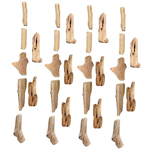 VERDANVERSE 30 Stück Aquarium Treibholz holzdeko aquaristik zubehör Dekoration für Fischbecken Aquarium Stamm Treibholz Baum groß holzstäbchen Aquarienverzierung Aquarium Unterwasserverzierung von VERDANVERSE