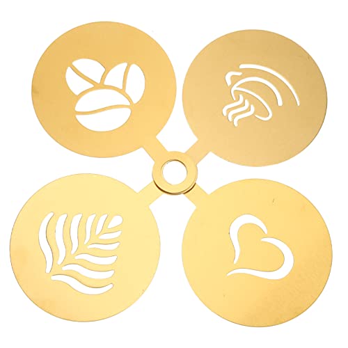 VERDANVERSE 4 Stück Teiliges Kaffee Schablonen aus für Latte Art Kaffeekunst Vorlagen Einfach zu Reinigen und Sicher der Anwendung für Cappuccino und Heiße VERDANVERSE 4 Stück Teiliges Kaffee Schablonen aus für Latte Art Kaffeekunst Vorlagen Einfach zu Reinigen und Sicher der Anwendung für Cappuccino und Heiße von VERDANVERSE