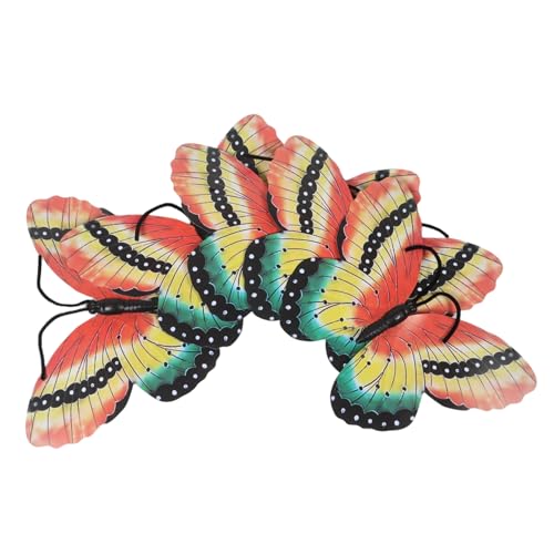 VERDANVERSE 5 Stück Teiliges Schmetterlings Deko Handheld Tanzrequisiten Leicht für Party Bühne Hochzeit Tanzaufführungen VERDANVERSE 5 Stück Teiliges Schmetterlings Deko Handheld Tanzrequisiten Leicht für Party Bühne Hochzeit Tanzaufführungen von VERDANVERSE