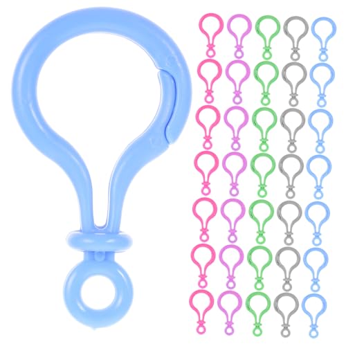 VERDANVERSE 50 Stück Teiliges Bunte Lobster Clips Extra Groß für DIY Schmuck Schlüsselanhänger Basteln Anhänger Zubehör für Taschen Hängeschmuck von VERDANVERSE