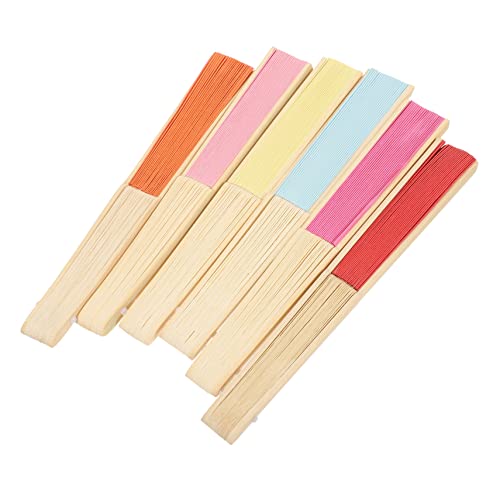 VERDANVERSE 6 Stück Faltbare Handfächer Diy Papierfächer für Tragbare Tanzfächer Bunten Farben für Dekoration und Kreative Bastelprojekte VERDANVERSE 6 Stück Faltbare Handfächer Diy Papierfächer für Tragbare Tanzfächer Bunten Farben für Dekoration und Kreative Bastelprojekte von VERDANVERSE
