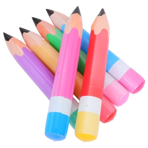 VERDANVERSE 6 Stück Große Inflatable Bleistiftballons Riesige Aufblasbare Bleistift Requisiten Farbige PVC Deko für Schulanfang Partys und Klassenräume Vielfältige Verwendungsmöglichkeiten VERDANVERSE 6 Stück Große Inflatable Bleistiftballons Riesige Aufblasbare Bleistift Requisiten Farbige PVC Deko für Schulanfang Partys und Klassenräume Vielfältige Verwendungsmöglichkeiten von VERDANVERSE