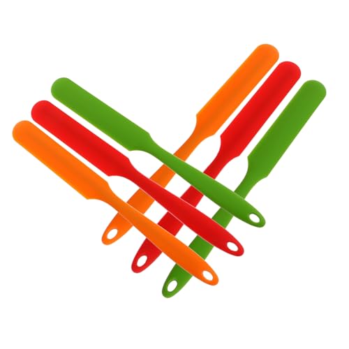 VERDANVERSE 6Stücke Teiliges Silikon Spatel Ergonomische Erdnussbutter und Dessertcreme Schaber und Hitzebeständig und Leicht zu Reinigen für Backutensilien VERDANVERSE 6Stücke Teiliges Silikon Spatel Ergonomische Erdnussbutter und Dessertcreme Schaber und Hitzebeständig und Leicht zu Reinigen für Backutensilien von VERDANVERSE