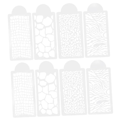 VERDANVERSE 8 Stück Teiliges DIY Tortendeko Schablonen Leopardmuster Wasserdichte Fondant Druckvorlagen mit Glatten Kanten Langlebige Kuchen Dekorationsschablonen für Kreative Backideen VERDANVERSE 8 Stück Teiliges DIY Tortendeko Schablonen Leopardmuster Wasserdichte Fondant Druckvorlagen mit Glatten Kanten Langlebige Kuchen Dekorationsschablonen für Kreative Backideen von VERDANVERSE