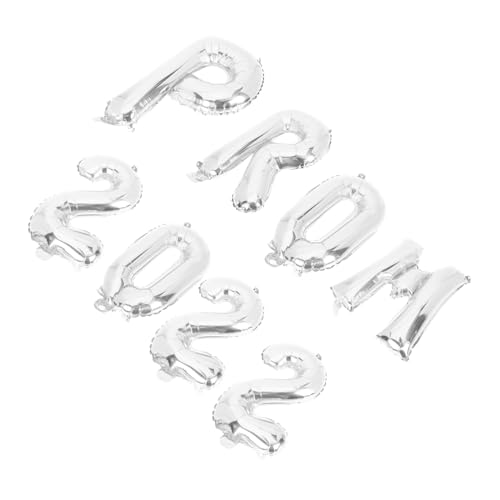 VERDANVERSE 8 Stück Teiliges Set Aluminiumfolie Luftballons Graduation Party Dekoration Silberne Prom Ballon Deko Langlebige Abschlussfeier Ornamente für Festliche Raumgestaltung VERDANVERSE 8 Stück Teiliges Set Aluminiumfolie Luftballons Graduation Party Dekoration Silberne Prom Ballon Deko Langlebige Abschlussfeier Ornamente für Festliche Raumgestaltung von VERDANVERSE