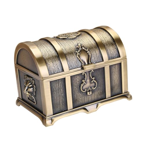 VERDANVERSE Antike Schmuckschatulle Mittelgroß Stabile Schatztruhe Aufbewahrungsbox mit Fächern Klassische Schmuckorganizer für Ringe Ohrringe Armbänder Dekorative Geschenkbox für VERDANVERSE Antike Schmuckschatulle Mittelgroß Stabile Schatztruhe Aufbewahrungsbox mit Fächern Klassische Schmuckorganizer für Ringe Ohrringe Armbänder Dekorative Geschenkbox für von VERDANVERSE
