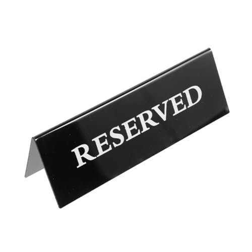 VERDANVERSE Dekorative Reservierte Tischschilder Elegante Acrylveranstaltungsmarkierungen Schilder Hochzeit Gastreservierung Sitzschilder Für Restaurants Bankette VERDANVERSE Dekorative Reservierte Tischschilder Elegante Acrylveranstaltungsmarkierungen Schilder Hochzeit Gastreservierung Sitzschilder Für Restaurants Bankette von VERDANVERSE