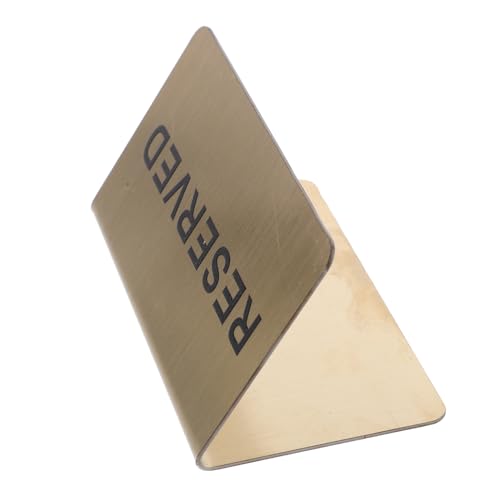 VERDANVERSE Edelstahl Tischschild Reserviert Robuste für Restaurant Partys Hochzeiten Tischnummer Halter Wetterfest Glänzend Goldfarben Robust Langlebig VERDANVERSE Edelstahl Tischschild Reserviert Robuste für Restaurant Partys Hochzeiten Tischnummer Halter Wetterfest Glänzend Goldfarben Robust Langlebig von VERDANVERSE
