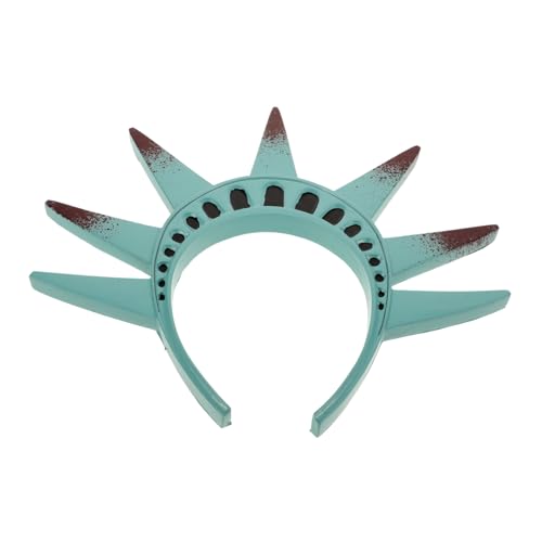 VERDANVERSE Freiheitsstatue Stirnband Krone Halloween Cosplay Accessoire Verstellbar Komfortabel Für Party Karneval Kostüm Zubehör VERDANVERSE Freiheitsstatue Stirnband Krone Halloween Cosplay Accessoire Verstellbar Komfortabel Für Party Karneval Kostüm Zubehör von VERDANVERSE