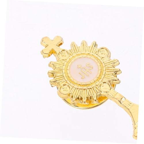 VERDANVERSE Goldfarbener Erstkommunion Brustpin mit Kelchkreuz Langlebige Religiöse Anstecknadel für Jungen Mädchen Vielseitiges Design Passend zu Feierlicher Kleidung Stilvolles Katholisches VERDANVERSE Goldfarbener Erstkommunion Brustpin mit Kelchkreuz Langlebige Religiöse Anstecknadel für Jungen Mädchen Vielseitiges Design Passend zu Feierlicher Kleidung Stilvolles Katholisches von VERDANVERSE