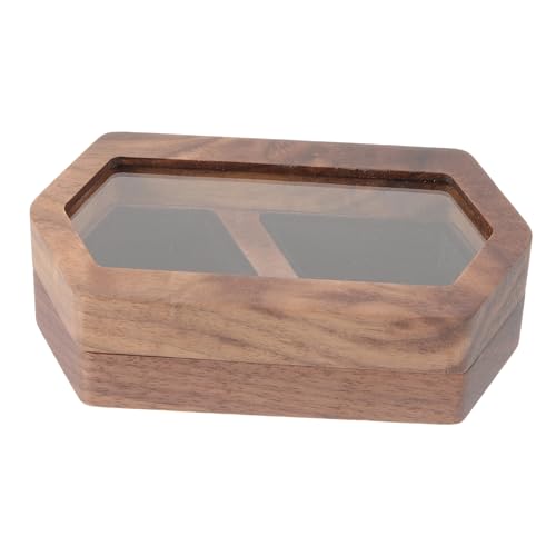VERDANVERSE Holz Ringbox für Verlobungsringe und Eheringe Schwarzer Walnuss Ringhalter mit Großem Fassungsvermögen Stilvolle Schmuckschatulle für Hochzeit Geschenkbox für Ringe und Ohrringe VERDANVERSE Holz Ringbox für Verlobungsringe und Eheringe Schwarzer Walnuss Ringhalter mit Großem Fassungsvermögen Stilvolle Schmuckschatulle für Hochzeit Geschenkbox für Ringe und Ohrringe von VERDANVERSE