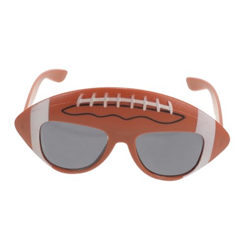 VERDANVERSE Kreative Rugby Form Partybrille aus Hautfreundlichem Pc Material Lustige Sonnenbrille für Erwachsene Vielseitiges Fotorequisit für Festivals und Feierlichkeiten Auffälliges VERDANVERSE Kreative Rugby Form Partybrille aus Hautfreundlichem Pc Material Lustige Sonnenbrille für Erwachsene Vielseitiges Fotorequisit für Festivals und Feierlichkeiten Auffälliges von VERDANVERSE