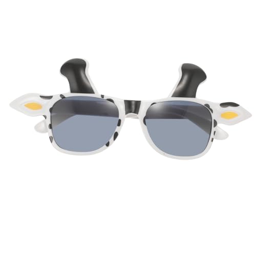VERDANVERSE Lustige Kuhbrille Karikatur Sonnenbrille für Partys Requisiten und Kostüme für Halloween und Cosplay Schwarz Weiße Kuh Designs und VERDANVERSE Lustige Kuhbrille Karikatur Sonnenbrille für Partys Requisiten und Kostüme für Halloween und Cosplay Schwarz Weiße Kuh Designs und von VERDANVERSE
