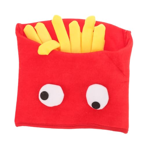 VERDANVERSE Lustige Pommes Frites Party Mütze Unisex Bequem Cartoon Kostüm Hut für Halloween Karneval Bühne VERDANVERSE Lustige Pommes Frites Party Mütze Unisex Bequem Cartoon Kostüm Hut für Halloween Karneval Bühne von VERDANVERSE