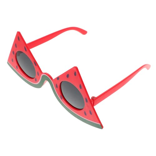 VERDANVERSE Lustige Wassermelonen Sonnenbrille Hawaii Partybrille für Erwachsene Tropische Strandbrille als Fotorequisiten für Sommerfestivals und von VERDANVERSE
