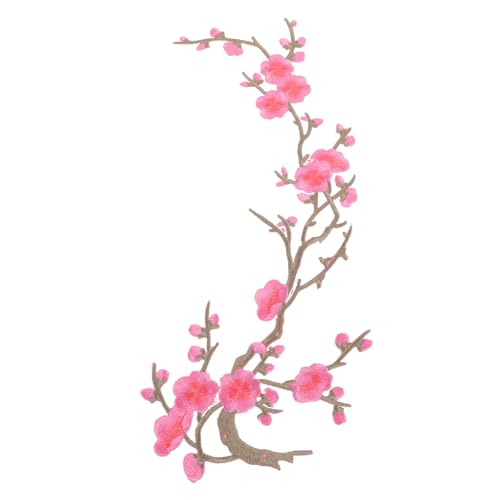 VERDANVERSE Pflaumenblüten Stickerei Applikation Patch Rosa zum Aufbügeln und Aufnähen für Kleidung Taschen Hüte Basteln Hochzeitskleider Dekoration und Reparatur Verarbeitung Vielseitig VERDANVERSE Pflaumenblüten Stickerei Applikation Patch Rosa zum Aufbügeln und Aufnähen für Kleidung Taschen Hüte Basteln Hochzeitskleider Dekoration und Reparatur Verarbeitung Vielseitig von VERDANVERSE