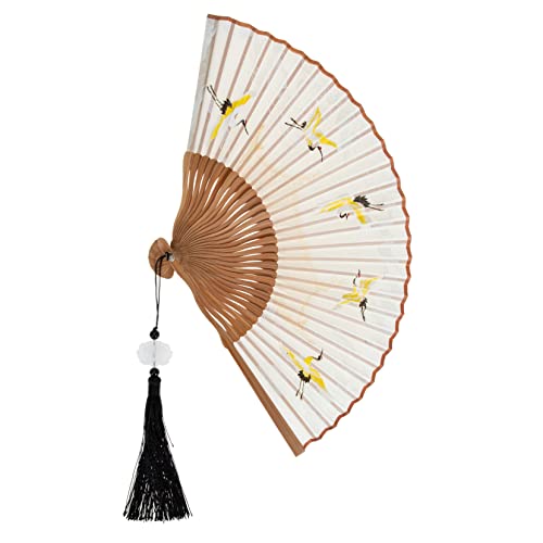 VERDANVERSE Retro Faltfächer aus Seide Chinesischer Stil Kunsthandwerk Dekoration für und Veranstaltungen Design mit Kranichmotiv für Partys Hochzeiten und Fotoshootings VERDANVERSE Retro Faltfächer aus Seide Chinesischer Stil Kunsthandwerk Dekoration für und Veranstaltungen Design mit Kranichmotiv für Partys Hochzeiten und Fotoshootings von VERDANVERSE