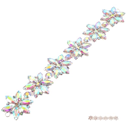 VERDANVERSE Rhinestone Applikation Strass Blumenverzierung Hochzeit Brautgürtel Dekorativer Schmuck für Kleider Schuhe DIY Kleidung Patch VERDANVERSE Rhinestone Applikation Strass Blumenverzierung Hochzeit Brautgürtel Dekorativer Schmuck für Kleider Schuhe DIY Kleidung Patch von VERDANVERSE