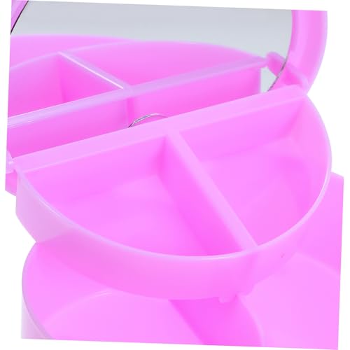 VERDANVERSE Schminkspiegel-schmuckkästchen Haarschmuck-organizer Für Mädchen Reise Schmuckschatulle Ohrringetui Für Mädchen Schmuckaufbewahrung Für Frauen Halskettenhalter Violett Plastik VERDANVERSE Schminkspiegel-schmuckkästchen Haarschmuck-organizer Für Mädchen Reise Schmuckschatulle Ohrringetui Für Mädchen Schmuckaufbewahrung Für Frauen Halskettenhalter Violett Plastik von VERDANVERSE