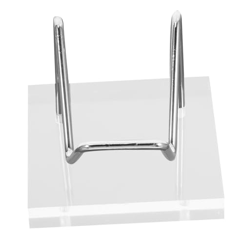 VERDANVERSE Transparenter Display Ständer Staffelei mit Stabilem Sockel für Mineralien Schmuck Sammlerstücke Eleganter Halter für Geoden Achat und Edelsteine von VERDANVERSE