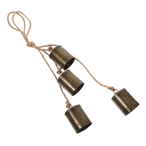 VERDANVERSE Vintage Weihnachtsglocken aus Metall mit Rustikalem Juteseil Handgefertigte Ländliche Dekoration für Tür Wandaufhängung Rustikaler Glockenanhänger für Festliche VERDANVERSE Vintage Weihnachtsglocken aus Metall mit Rustikalem Juteseil Handgefertigte Ländliche Dekoration für Tür Wandaufhängung Rustikaler Glockenanhänger für Festliche von VERDANVERSE