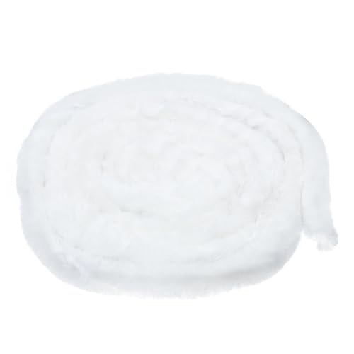 VERDANVERSE Weißes Kunstfellband Breit Faux Fur Trim für Weihnachtsdeko Hanfu Bekleidung Mantel und Kostümzubehör Weicher Eleganter für DIY Bastelprojekte VERDANVERSE Weißes Kunstfellband Breit Faux Fur Trim für Weihnachtsdeko Hanfu Bekleidung Mantel und Kostümzubehör Weicher Eleganter für DIY Bastelprojekte von VERDANVERSE