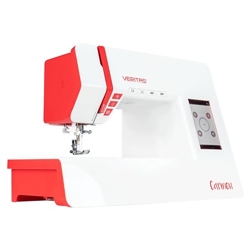 VERITAS Nähmaschine Carmen I Computer-Nähmaschine I 272 Programme inkl. Speicherfunktion I Stiche spiegeln I Auto-Fadenspannung & Einfädelhilfe I Fadenabschneider I LCD-Display & LED-Nählicht (weiß) VERITAS Nähmaschine Carmen I Computer-Nähmaschine I 272 Programme inkl. Speicherfunktion I Stiche spiegeln I Auto-Fadenspannung & Einfädelhilfe I Fadenabschneider I LCD-Display & LED-Nählicht (weiß) von VERITAS