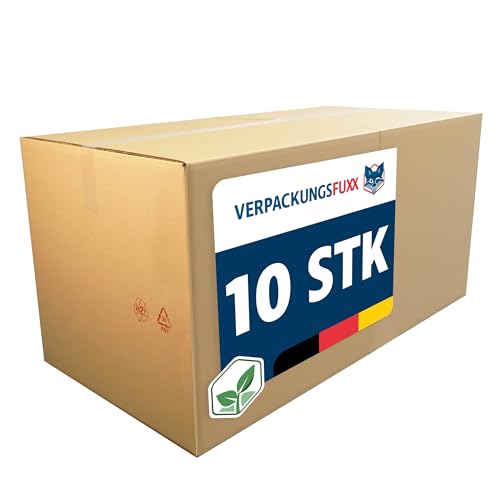 VERPACKUNGSFUXX Faltkarton 10 Stück | 120 x 60 x 60 cm | braune Kartons zum Verschicken | stabile Versandkartons aus Wellpappe | Paket DHL VERPACKUNGSFUXX Faltkarton 10 Stück | 120 x 60 x 60 cm | braune Kartons zum Verschicken | stabile Versandkartons aus Wellpappe | Paket DHL von VERPACKUNGSFUXX