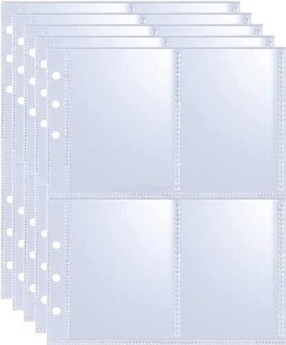 150 Stück A5-Größe Bindertaschen, Transparente 6-Loch-Ordner, Photocard Binder A5, 1P 2P 4P Bindertasche, Wasserdichter PVC card Sleeves, Lose Blättertaschen für Datei Rechnung Karte Foto 150 Stück A5-Größe Bindertaschen, Transparente 6-Loch-Ordner, Photocard Binder A5, 1P 2P 4P Bindertasche, Wasserdichter PVC card Sleeves, Lose Blättertaschen für Datei Rechnung Karte Foto von VEUWOLM